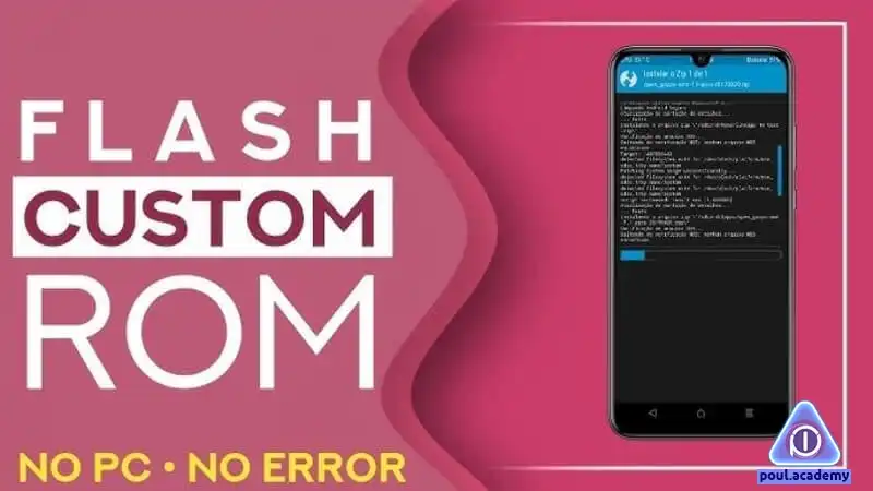 استفاده از فایل‌های کاستوم شده (custom ROM) برای باز کردن قفل گوشی